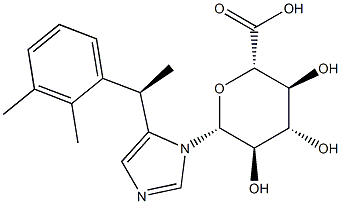 1-脱氧-1-[5-[(1R)-1-(2,3-二甲基苯基)乙基]-1H-咪唑-1-基]-BETA-D-吡喃葡萄糖醛酸