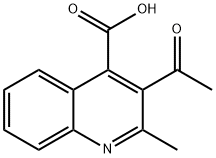 2-甲基-3-乙酰基喹啉-4-羧酸