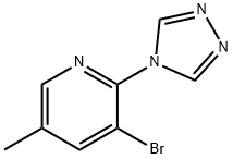 3-bromo-5-methyl-2-(4H-1,2,4-triazol-4-yl)pyridine(SALTDATA: FREE)