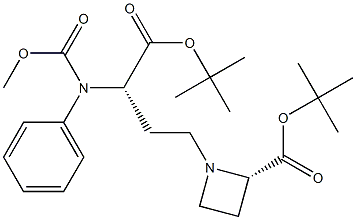 (2S,3’S)-N-[3-t-Butoxycarbonyl-3-benzyloxycarbonylamino-propyl]]azetidine-2-carboxylic Acid, t-Butyl Ester