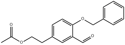 4-O-Benzyl Tyrosol α-Acetate 3-Aldehyde