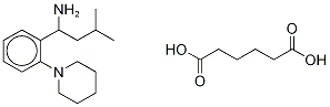 3-Methyl-1-(2-(1-piperidinyl)phenyl)butylaMine Adipate