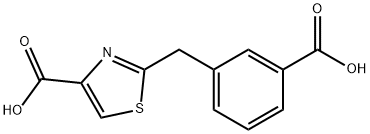 2-[(3-Carboxyphenyl)Methyl]-4-thiazolecarboxylic Acid