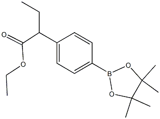 2-[4-(4,4,5,5-TetraMethyl-[1,3,2]dioxaborolan-2-yl)phenyl]butyric Acid Ethyl Ester