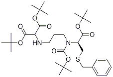 3-Benzylsulfanyl-2-(S)-{[2-(bis-tert-butoxycarbonylmethyl-amino)-ethyl]- tert-butoxycarbonylmethyl-amino}-propionic Acidtert-Butyl Ester