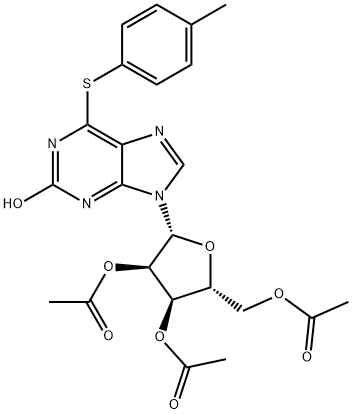 6-[(4-Methylphenyl)thio]-2-oxo-9-(2’,3’,5’-tri-O-acetyl–D-ribofuranosyl)-2,3-dihydropurine