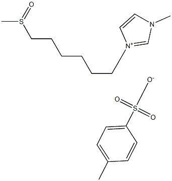 1-甲基-3-[6-(甲基亞磺酰基)己基]咪唑?qū)妆交酋｛}