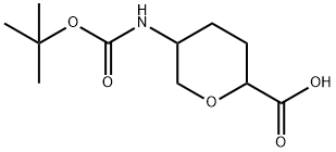 5-((tert-Butoxycarbonyl)aMino)tetrahydro-2H-pyran-2-carboxylic Acid