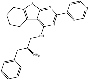 (2S)-3-Phenyl-N1-[5,6,7,8-tetrahydro-2-(4-pyridinyl)[1]benzothieno[2,3-d]pyriMidin-4-yl]-1,2-propanediaMine