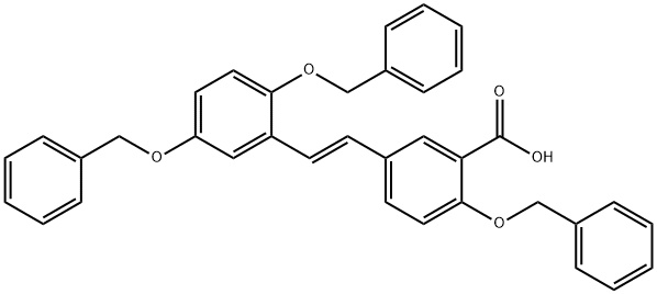 (E)-5-[2-(Beznyloxy)2-[2,5-bis(benzyloxy)phenyl]ethenyl]-benzoic Acid