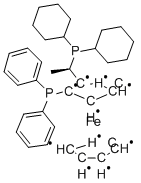 (R)-(-)-1-[(S)-2-二苯基磷]二茂铁乙基二环己基磷