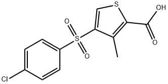 4-[(4-氯苯基)磺酰基]-3-甲基噻吩-2-羧酸