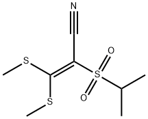 2-(ISOPROPYLSULFONYL)-3,3-DI(METHYLTHIO)ACRYLONITRILE