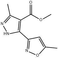 METHYL 3-METHYL-5-(5-METHYLISOXAZOL-3-YL)-1H-PYRAZOLE-4-CARBOXYLATE