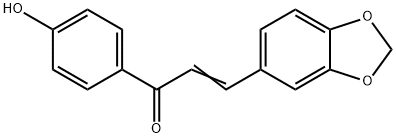 3-(1,3-苯并二氧代l-5-基)-1-(4-羟基苯基)-2-丙烯-1-酮