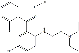 盐酸氟西泮杂质Ⅱ(5-氯-2-(2-二乙氨基乙氨基)-2′-氟二苯甲酮盐酸盐)