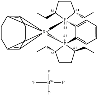 1,2-双[(2S,5S)-2,5-二乙基膦烷基]苯(1,5-环辛二烯)四氟硼酸铑(I)