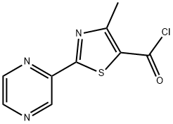 4-甲基-2-(2-吡嗪基)-1,3-噻唑-5-羰酰氯