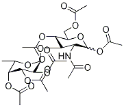 2-乙酰氨基-2-脱氧-1,4,6-三-O-乙酰基-3-O-(2,3,4-三-O-乙酰基-Α-L-呋喃糖苷)-D-吡喃葡萄糖