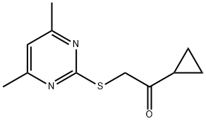 1-環(huán)丙基-2-[(4,6-二甲基-2-嘧啶基)硫基]乙酮