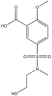 5-[(2-羟基乙基)(甲基)氨基磺酰基]-2-甲氧基苯甲酸