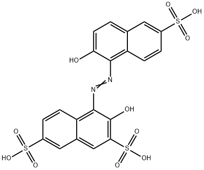 1-(2-羥基-6-磺基-1-萘偶氮)-2-萘酚-3,6-二磺酸