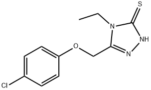 5-(4-氯-苯氧基甲基)-4-乙基-4H-[1,2,4]三唑-3-硫醇