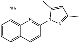 [2-(3,5-二甲基吡唑-1-基)-8-喹啉基]胺