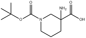 3-氨基-1-叔丁氧羰基哌啶-3-羧酸