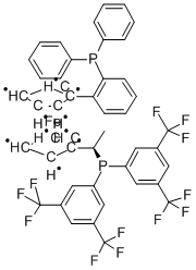 (R)-1-((RP)-2-[2-(二苯基膦)苯基]二茂鐵基)乙基二[3,5 -二(三氟甲基)苯基]膦