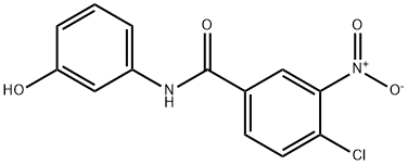 4-氯-N-(3-羟基苯基)-3-硝基苯甲酰胺