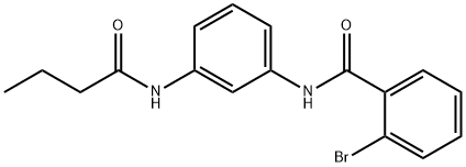 2-溴-N-[3-[(1-氧代丁基)氨基]苯基]苯甲酰胺