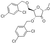 1-O-甲基-3,5-二-O-[(2,4-二氯苯基)甲基]-alpha-D-赤式戊呋喃糖苷-2-酮