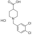 1-(3,4-二氯芐基)哌啶-4-羧酸鹽酸鹽