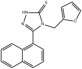 4-(2-FURYLMETHYL)-5-(1-NAPHTHYL)-4H-1,2,4-TRIAZOLE-3-THIOL