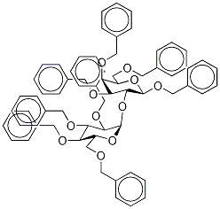 Benzyl 2-O-(2,3,4,6-tetra-O-benzyl-α-D-glucopyranosyl)- 3,4,6-tri-O-benzyl-β-D-galactopyranoside