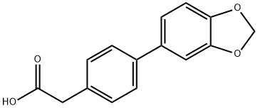 2-(4-(苯并[D][1,3]二氧雜-5-基)苯基)乙酸