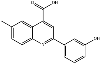 2-(3-羟苯基)-6-甲基-喹啉-4-羧酸