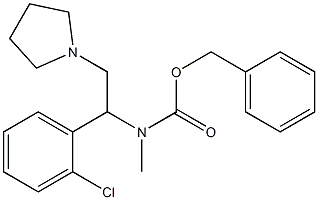 1-PYRROLIDIN-2-(2′-CHLOROPHENYL)-2-(N-CBZ-N-METHYL)AMINO-ETHANE