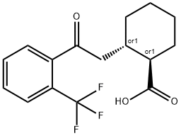 (1R,2S)-2-{2-氧代-2-[2-(三氟甲基)苯基]乙基}环己烷羧酸