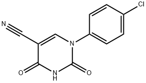 1-(4-氯苯基)-2,4-二氧-1,2,3,4-四氢-5-嘧啶甲腈