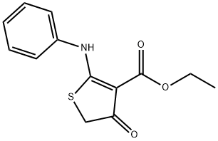 2-苯胺基-4-氧代-4,5-二氫-3-噻吩甲酸乙酯