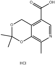 2,2,8-TriMethyl-4H-1,3-dioxino[4,5-c]pyridine-5-carboxylic Acid Hydrochloride