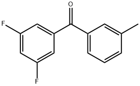 3,5-DIFLUORO-3′-METHYLBENZOPHENONE