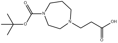 3-[4-(tert-Butoxycarbonyl)-1,4-diazepan-1-yl]propanoic acid, 95%