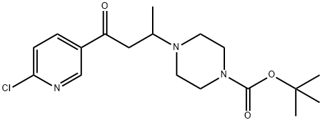 1-(6-CHLORO-PYRIDIN-3-YL)-3-(4-BOC-PIPERAZIN-1-YL)-BUTAN-1-ONE