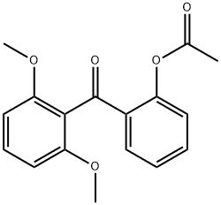 2-ACETOXY-2′,6′-METHOXYBENZOPHENONE