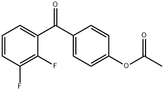 4-ACETOXY-2′,3′-DIFLUOROBENZOPHENONE