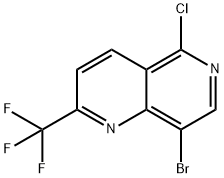 8-BROMO-5-CHLORO-2-(TRIFLUOROMETHYL)-1,6-NAPHTHYRIDINE