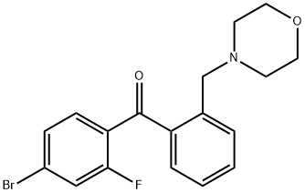 (4-溴-2-氟苯基)[2-(4-吗啉基甲基)苯基]甲酮